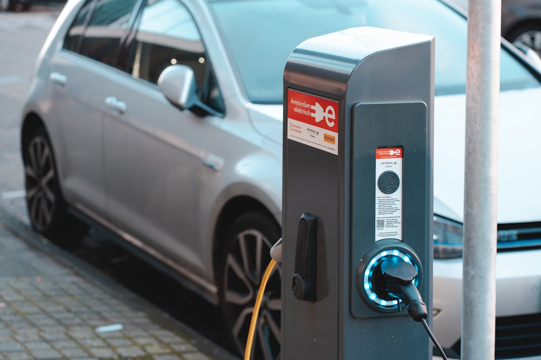 Photo Electric vehicle charging station